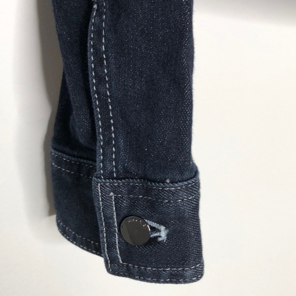 Tahari blue denim jacket Medium long sleeves NWT - Picture 4 of 14